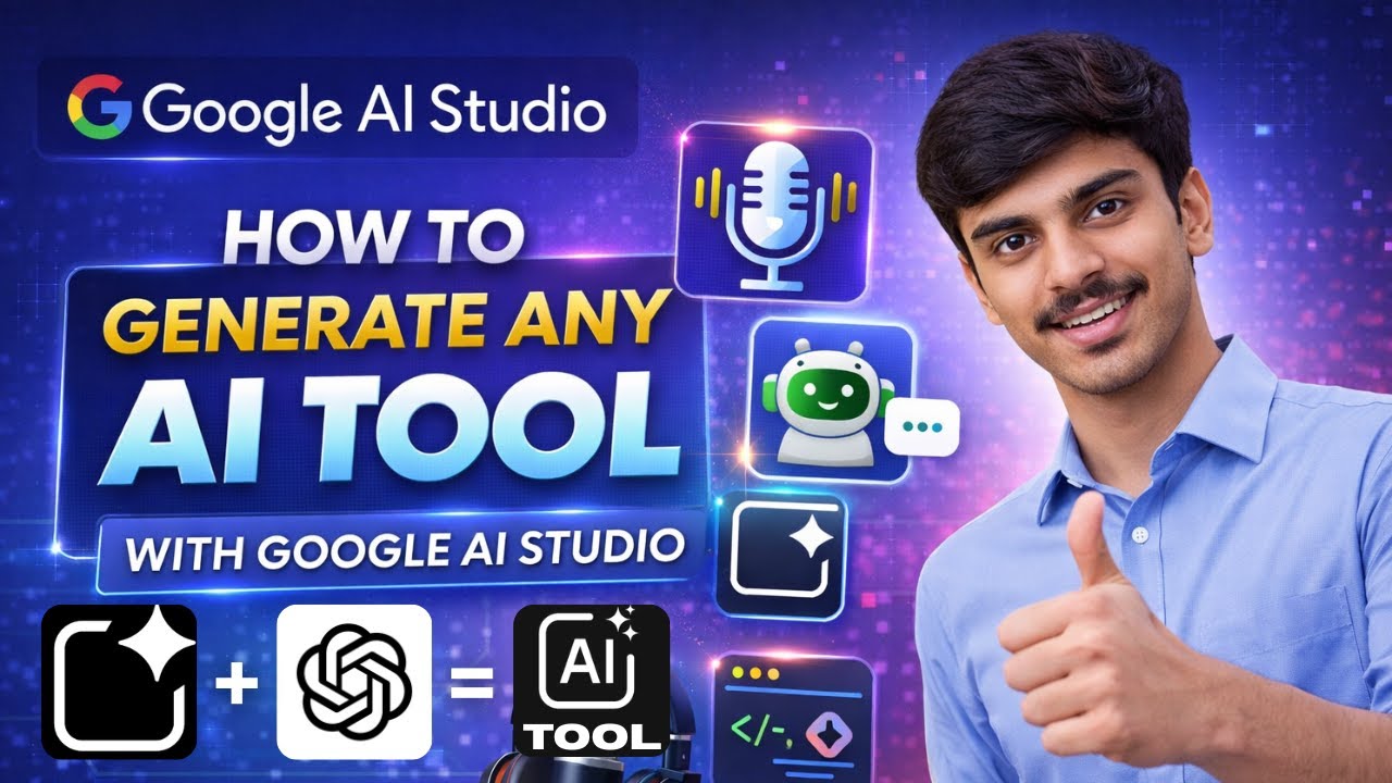 Generate Any AI Tool Using Google AI Studio | Complete Guide BY Earnogram