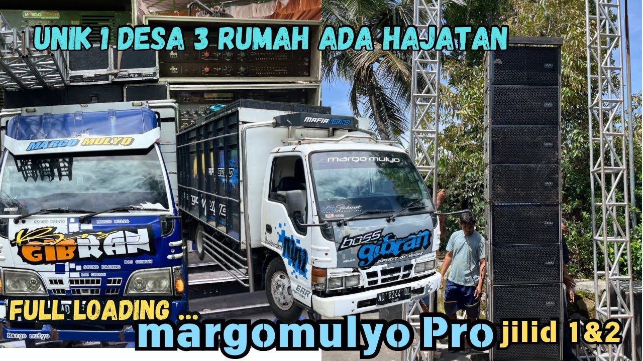 Unik 1 desa 3 tempat hajatan 2 set mm pro loading sound keras bas nendang bos Gibran