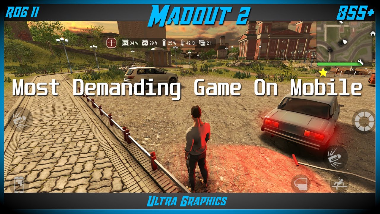 Asus Rog Phone 2 - Madout 2 (60 fps, All Settings Tested, FPS Counter)