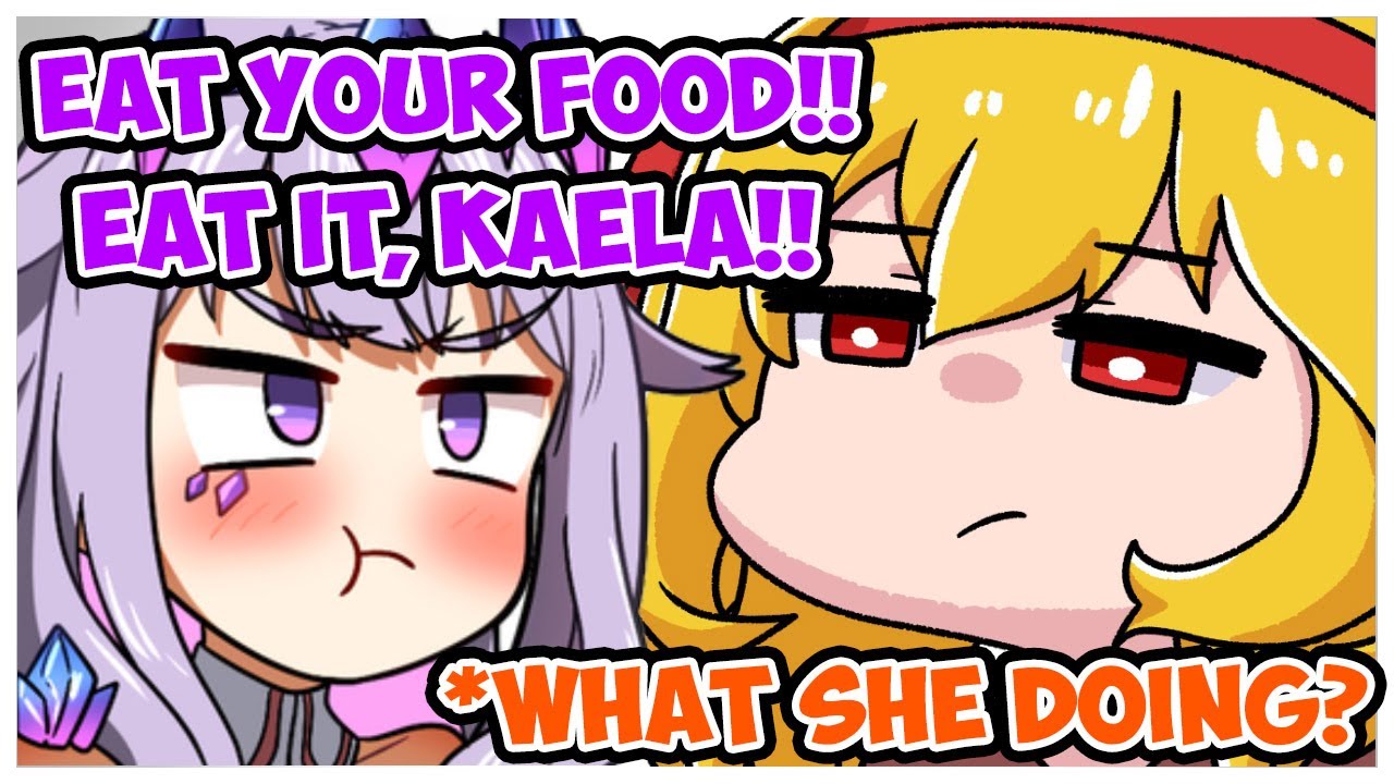Biboo become asian mom to Kaela's in her game character!!