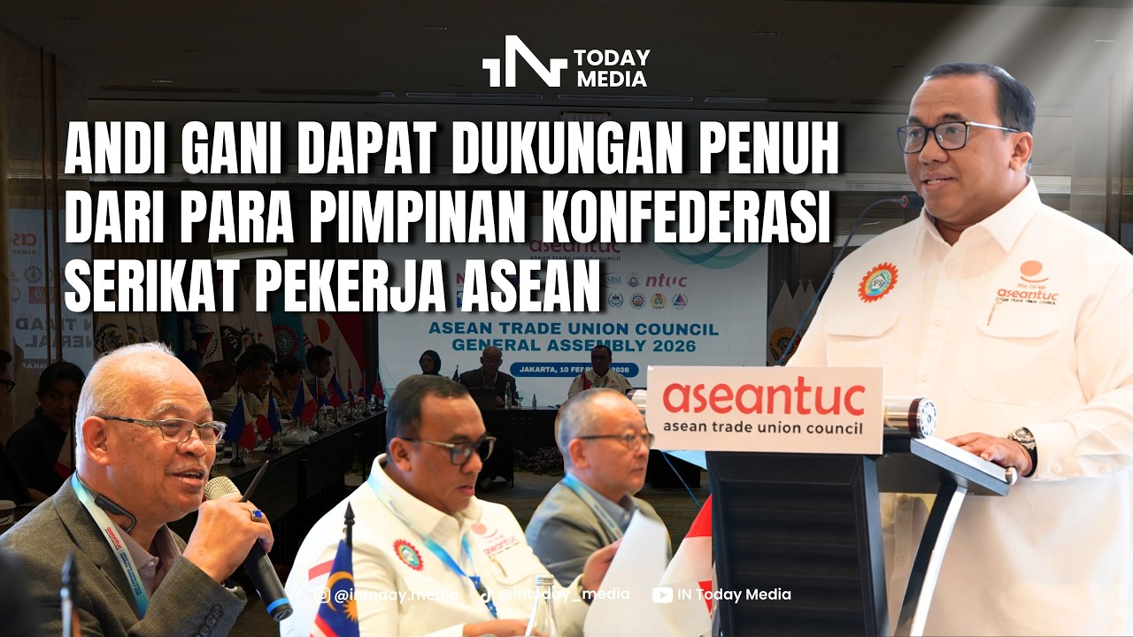 Andi Gani Terpilih Lagi Sebagai Presiden ASEAN Trade Union Council
