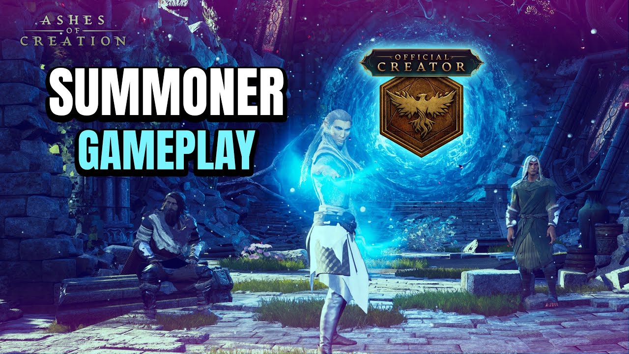 Ashes of Creation SUMMONER first look! AoC steam early access gameplay