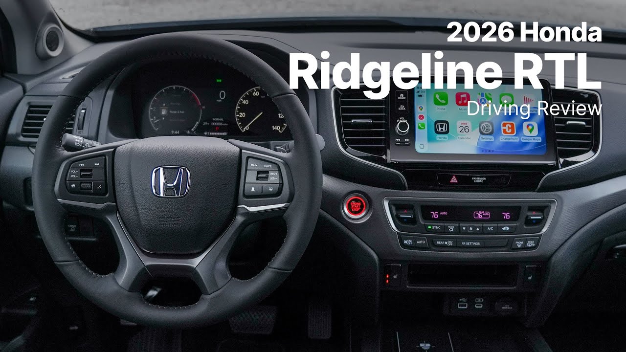 Honda Ridgeline RTL 2026 года | Обзор вождения