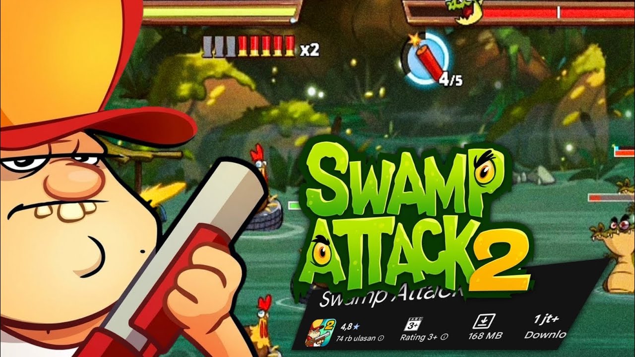 AKU MENCOBA GAME SWAMP ATTACK 2