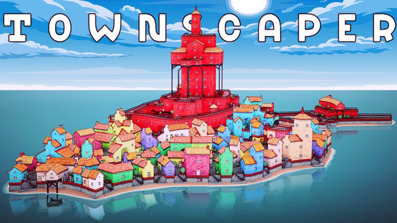 Building A Giant Floating Kingdom - The Ultimate Castle Builder - Townscaper