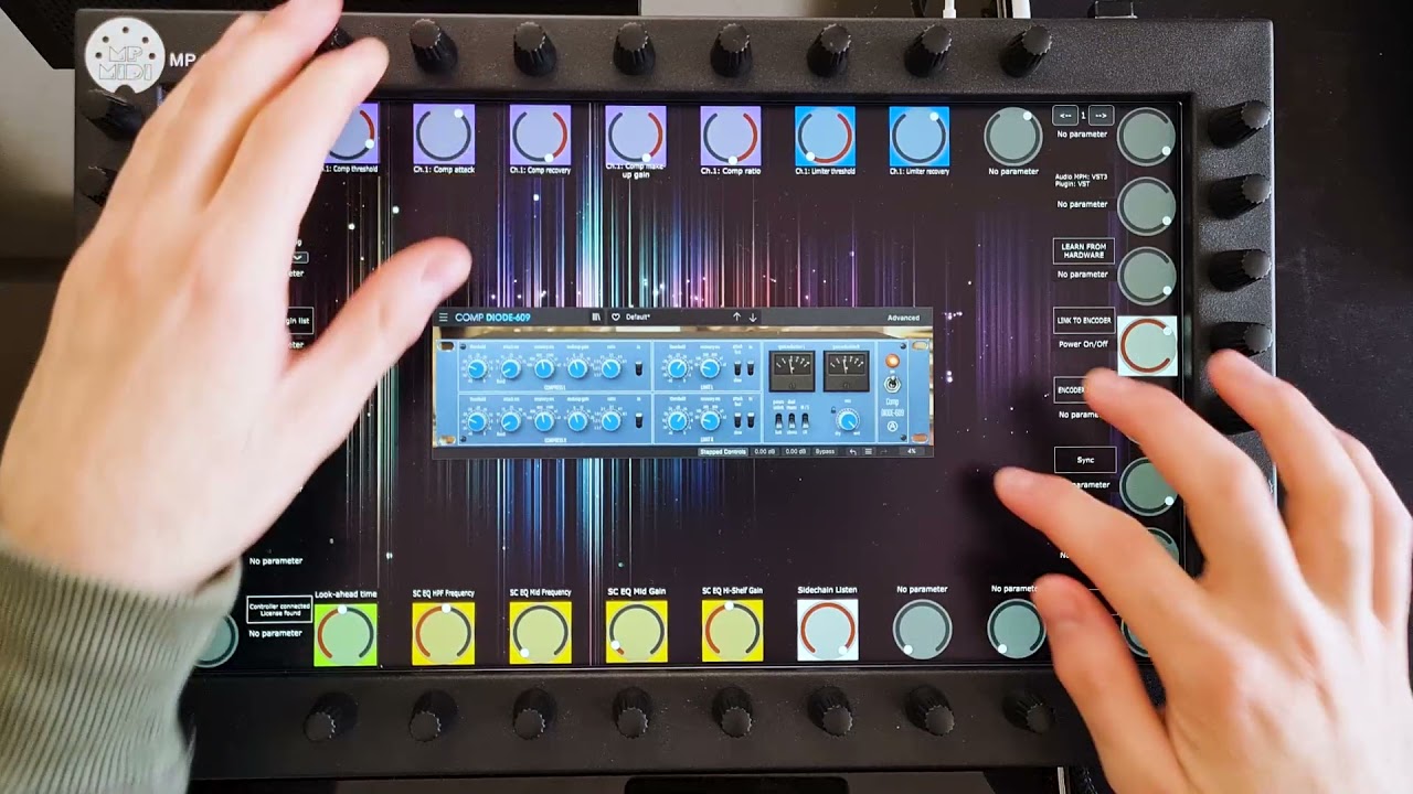 Arturia Comp-Diode 609 on the MP MIDI Controller