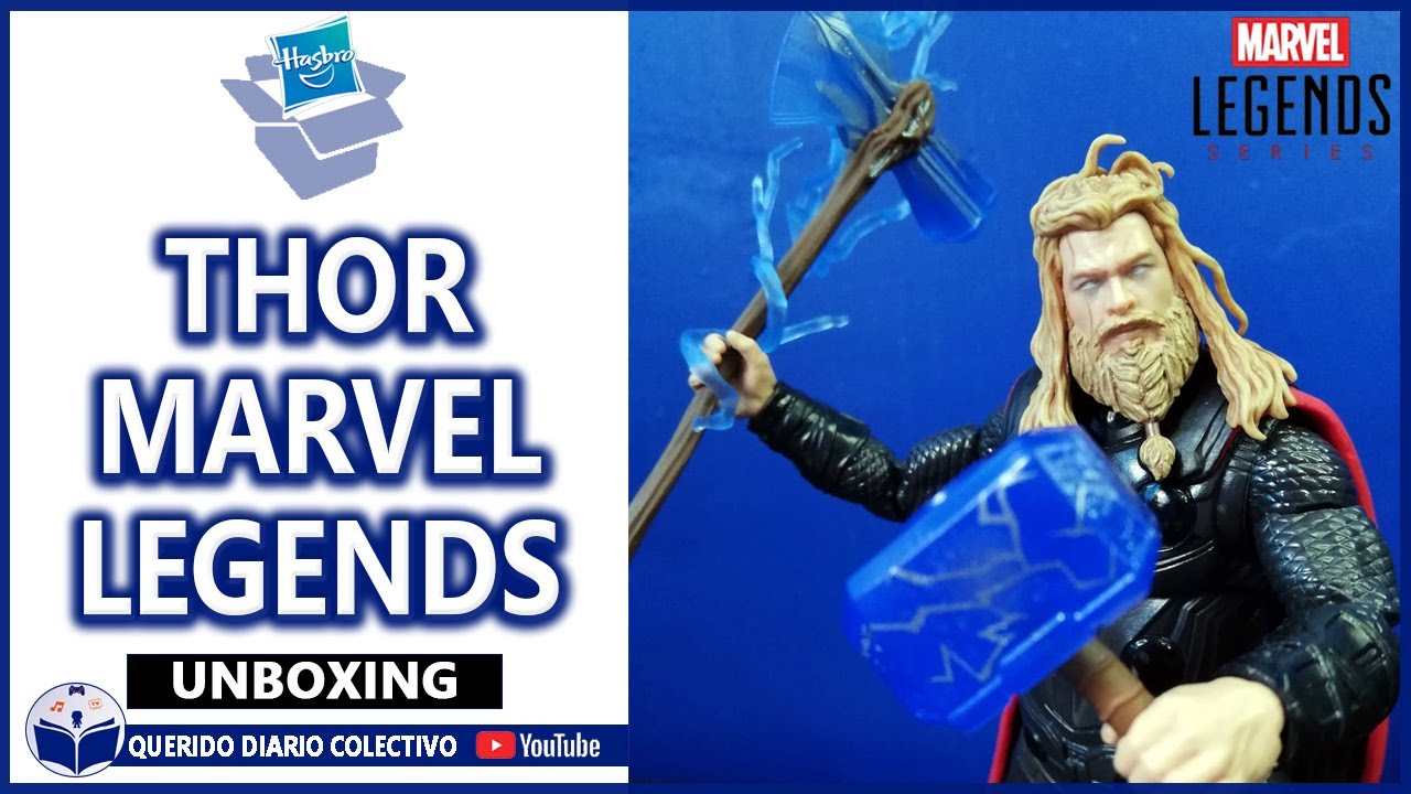 🔷 THOR MARVEL LEGENDS 2021 SAGA DEL INFINITO | FIGURA HASBRO MARVEL | AVENGERS ENDGAME | UNBOXING