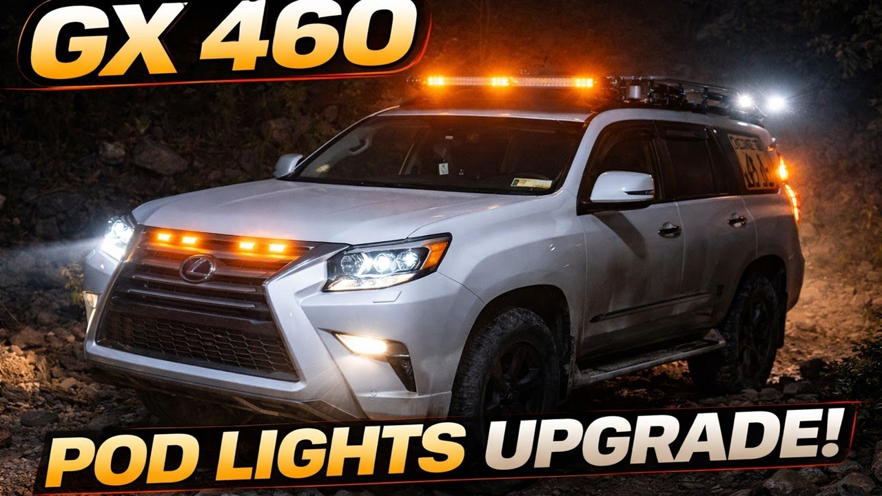 Lexus GX 460 Pod Light Upgrade