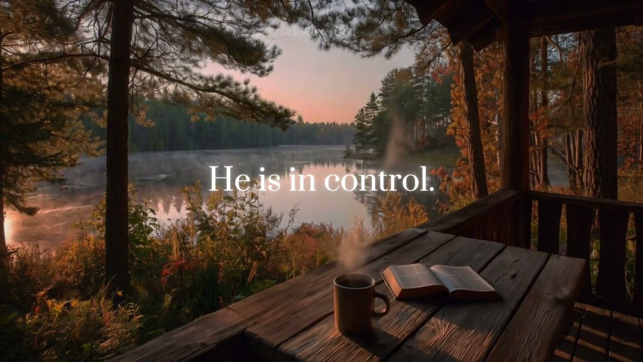 He is in control, trust Him.