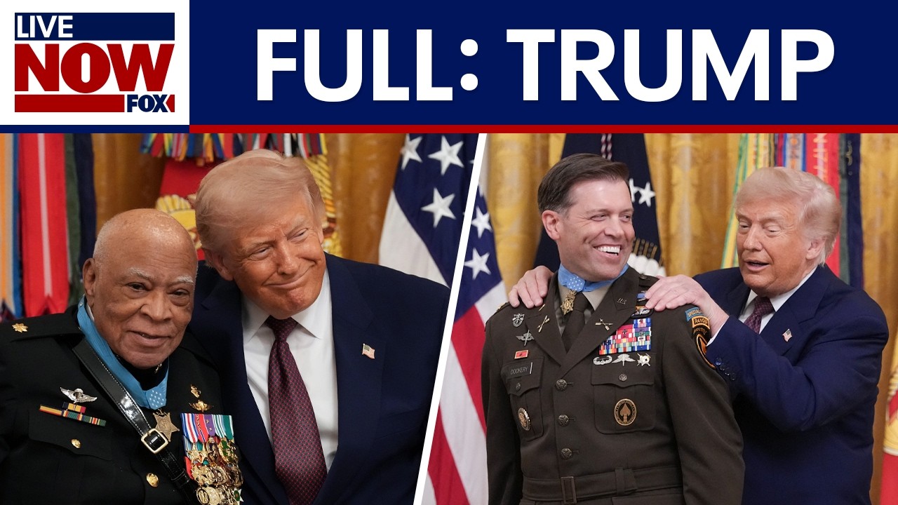 FULL: President Trump awards Medal of Honor to 3 veterans at White House