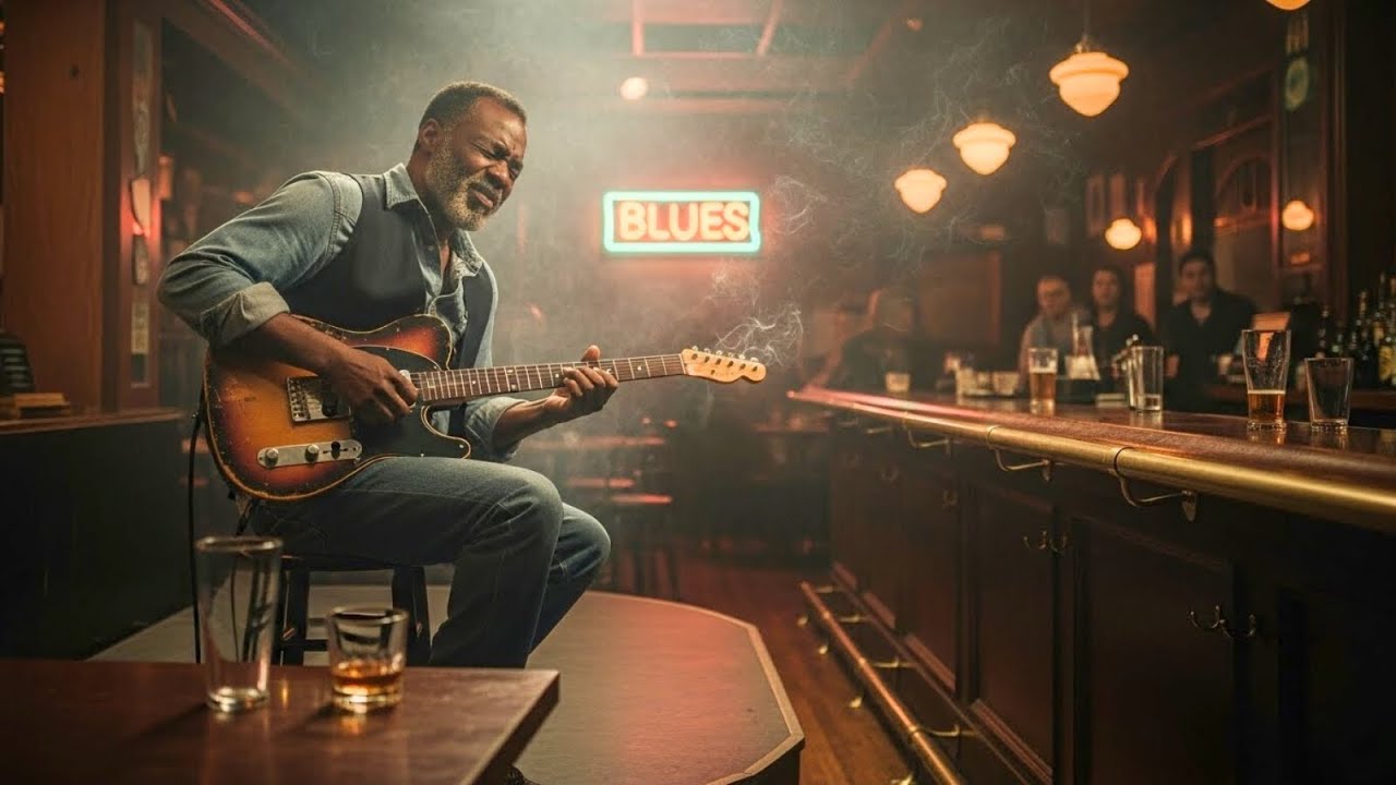 BB King Style Blues Guitar Instrumental for Relaxation & Nostalgia