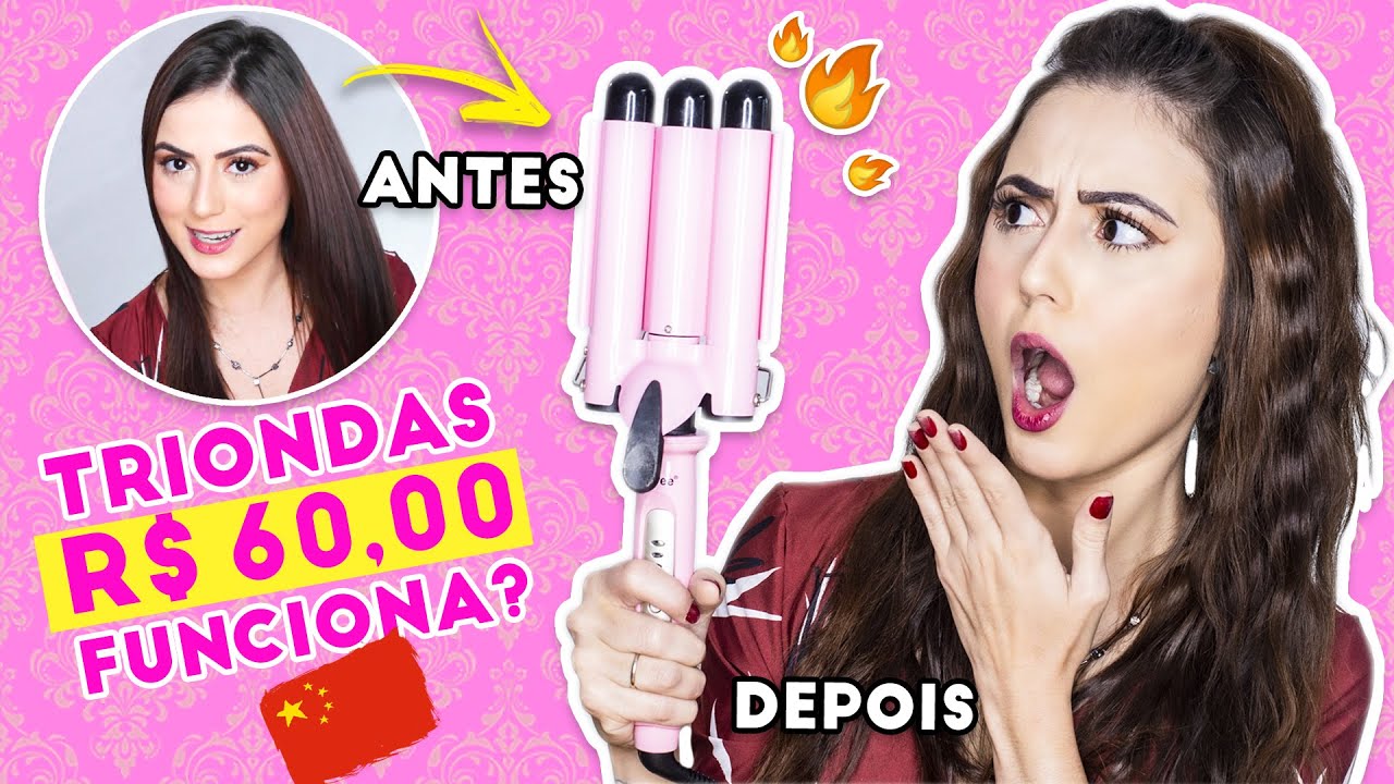 PASSO A PASSO DO CABELO ONDULADO DO MOMENTO USANDO TRIONDAS