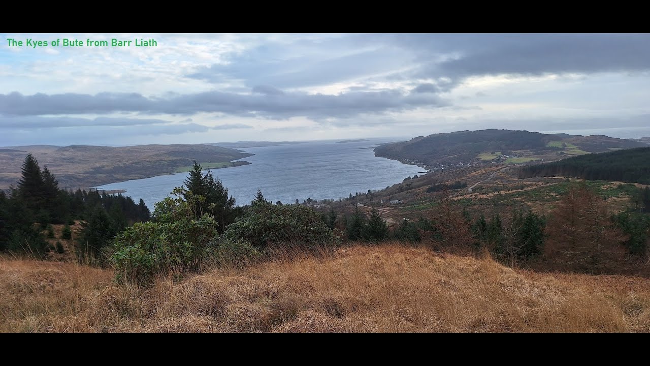 A short hike to Barr Liath, Kilfinan Community Forest Argyll.