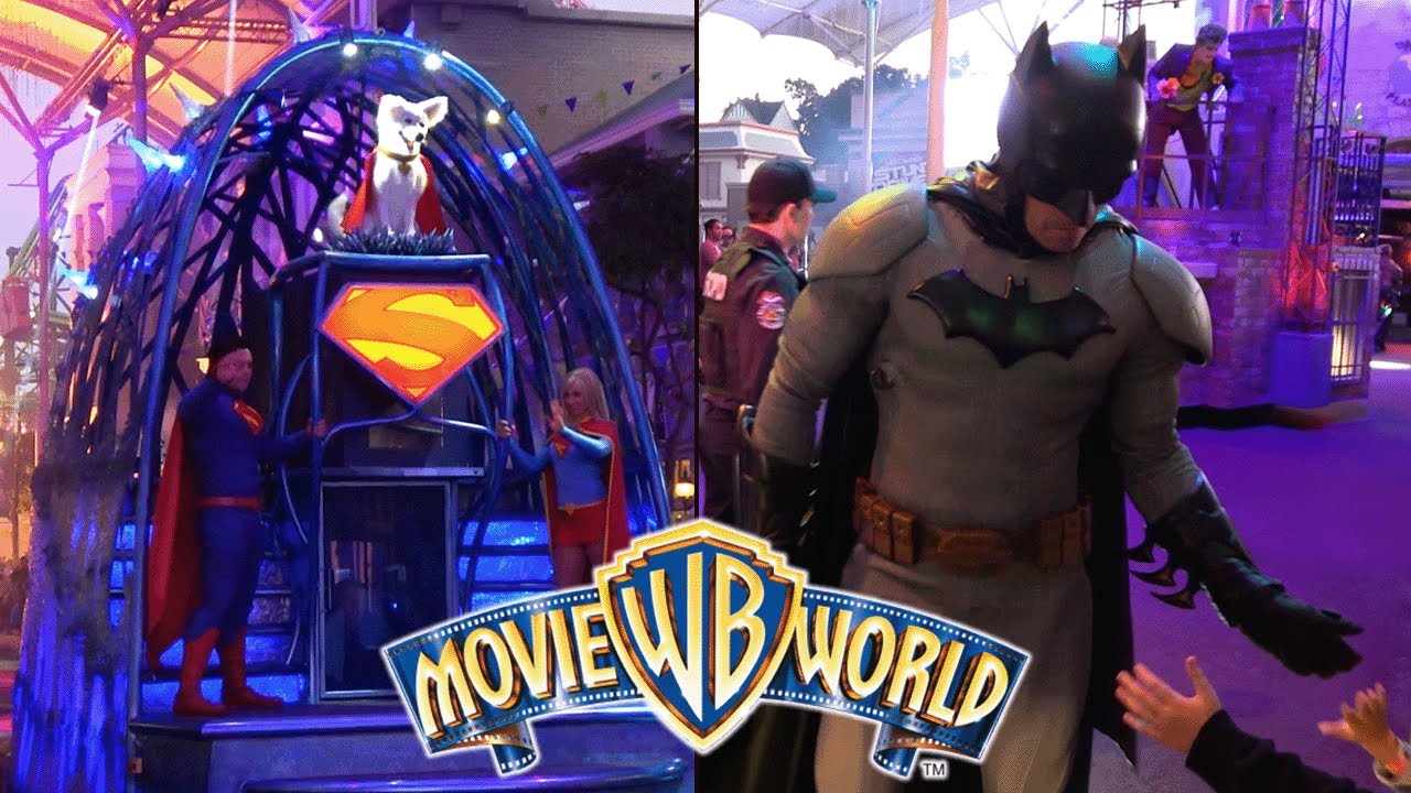 Warner Bros. Movie World | DC Super Heroes & Villains Parade FULL MULTI ANGLE POV (2025)