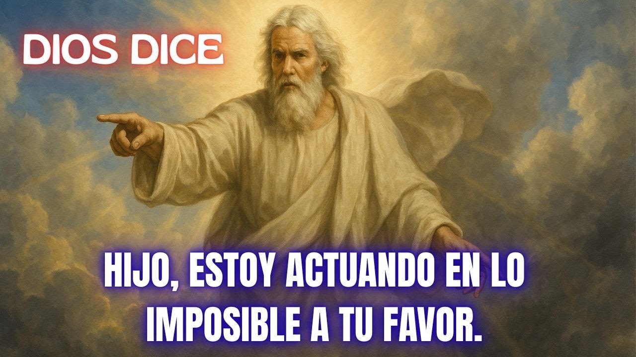 HIJO, ESTOY ACTUANDO EN LO IMPOSIBLE A TU FAVOR.