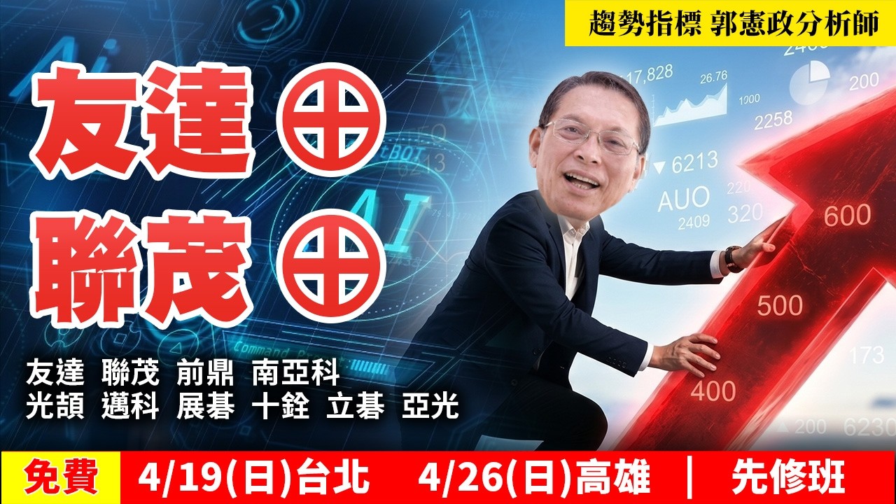 友達&oplus;  聯茂&oplus; 20260414 趨勢指標 郭憲政分析師