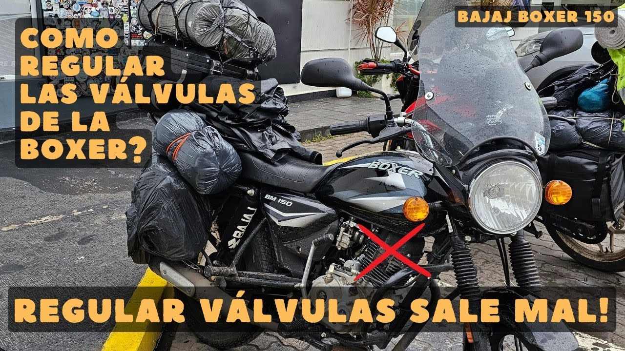 Como regular las válvulas de la Moto ( Bajaj Boxer 150 )