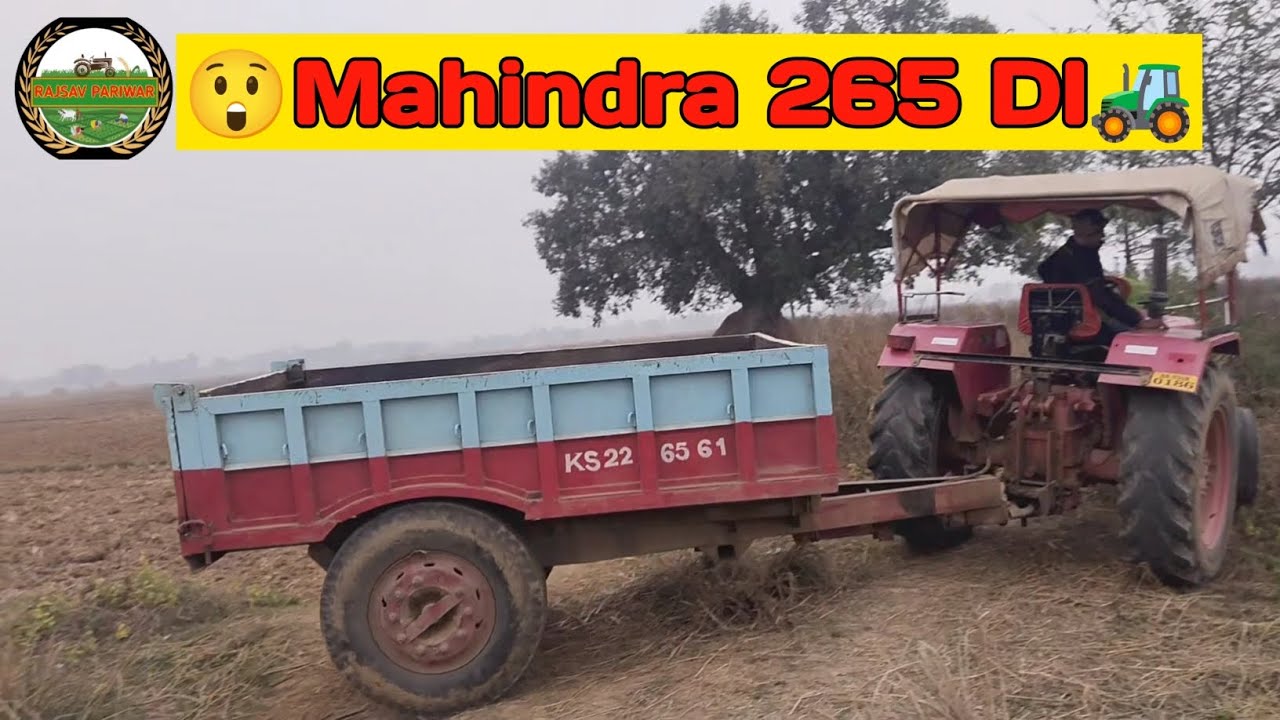 Thodi Si Jagah Me Mahindra 265 DI Back Kiya 😱 | Real Tractor Driver Skill | Village Farming Vlog