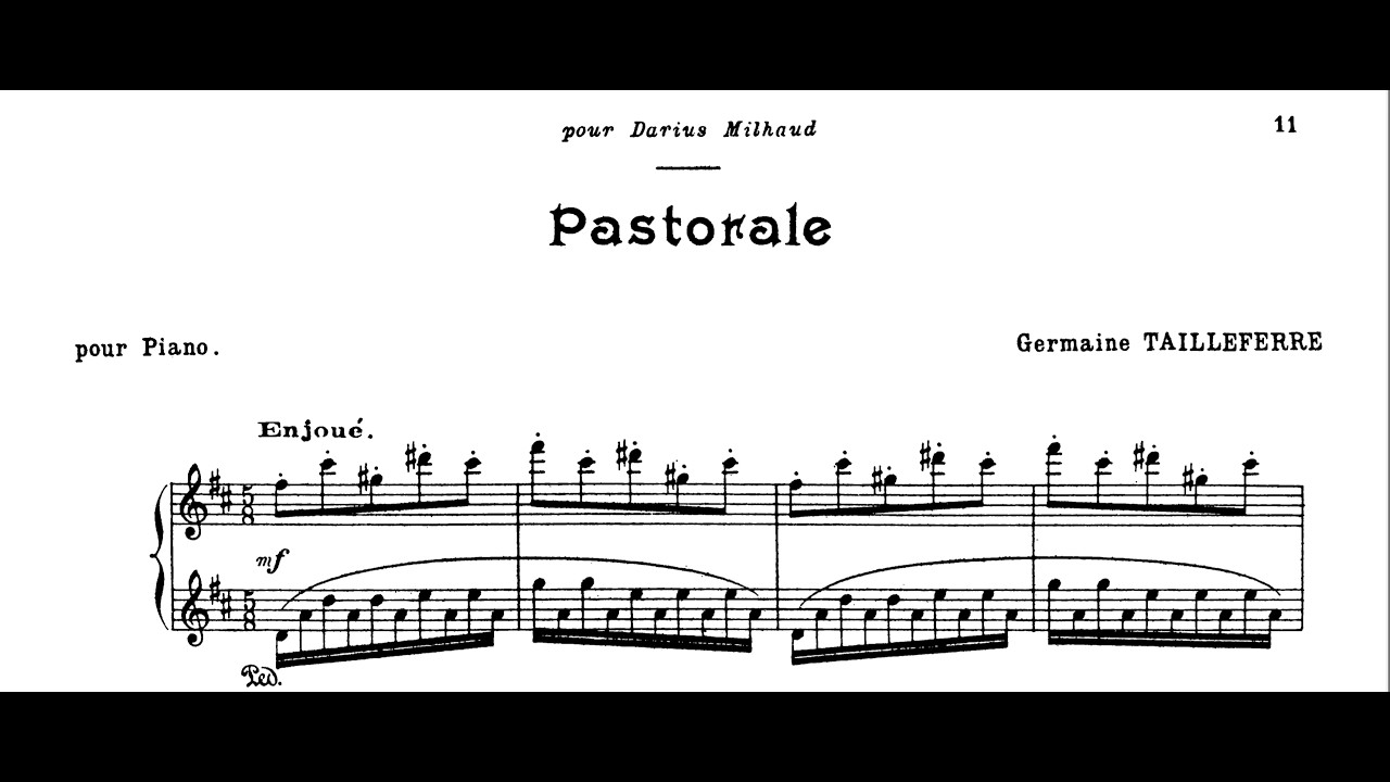 Tailleferre, Pastorale in D Major