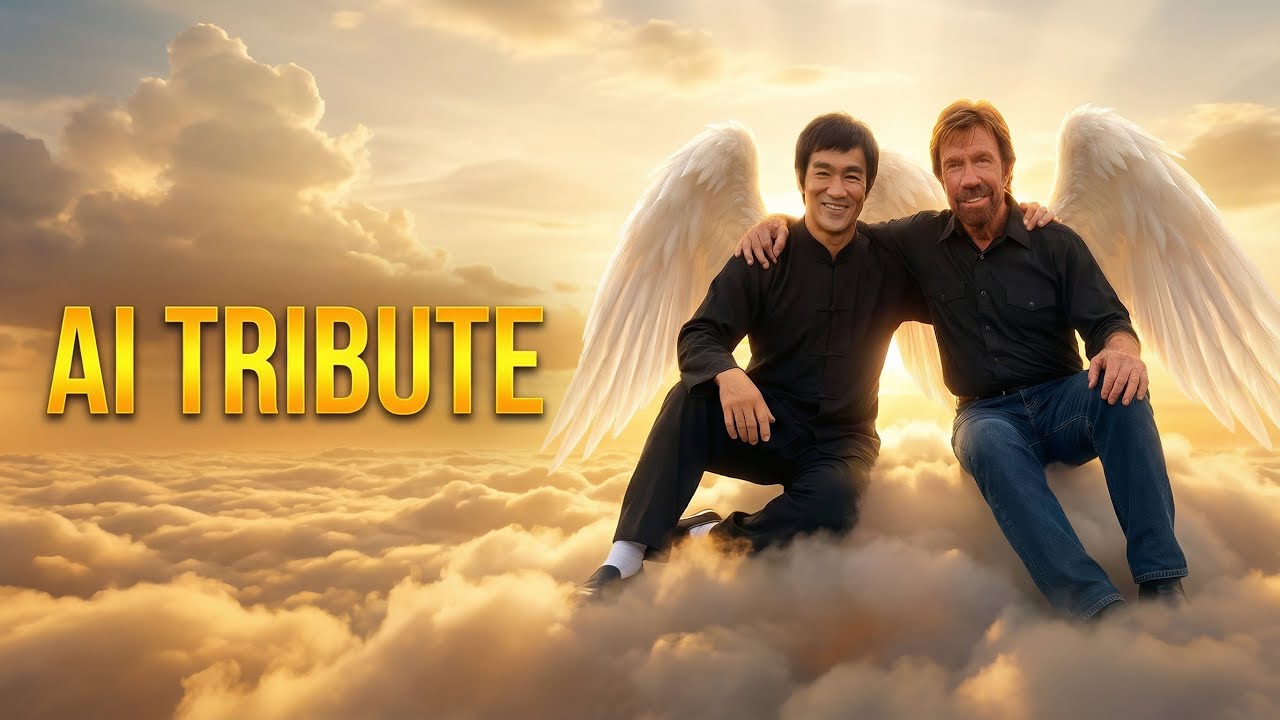 Golden Age Icons and Their Angels &mdash; Before & After 😇✨ | AI Tribute