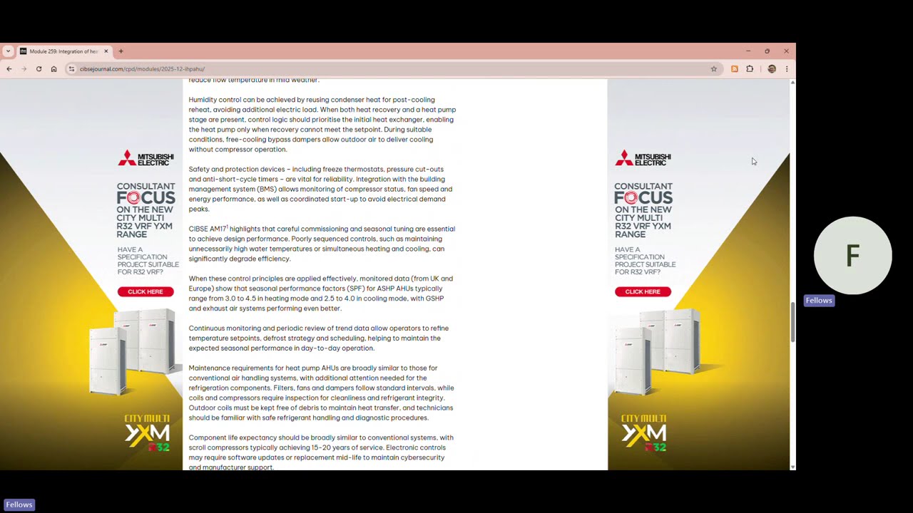 Integration of heat pumps into air handling units Module 259