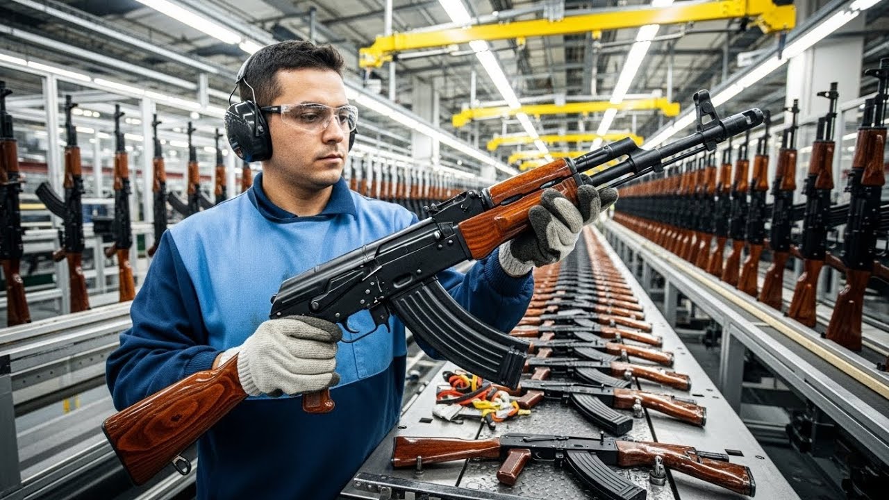 Inside the Russian Arms Facility – Manufacturing the Legend AK-47s : From Forging to Firing