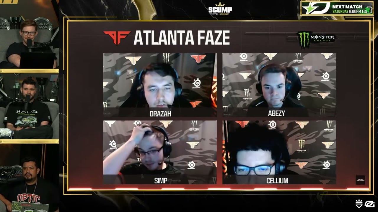 Scump Reacts to Scrap Flipping off Drazah After Beating FaZe! 🔥