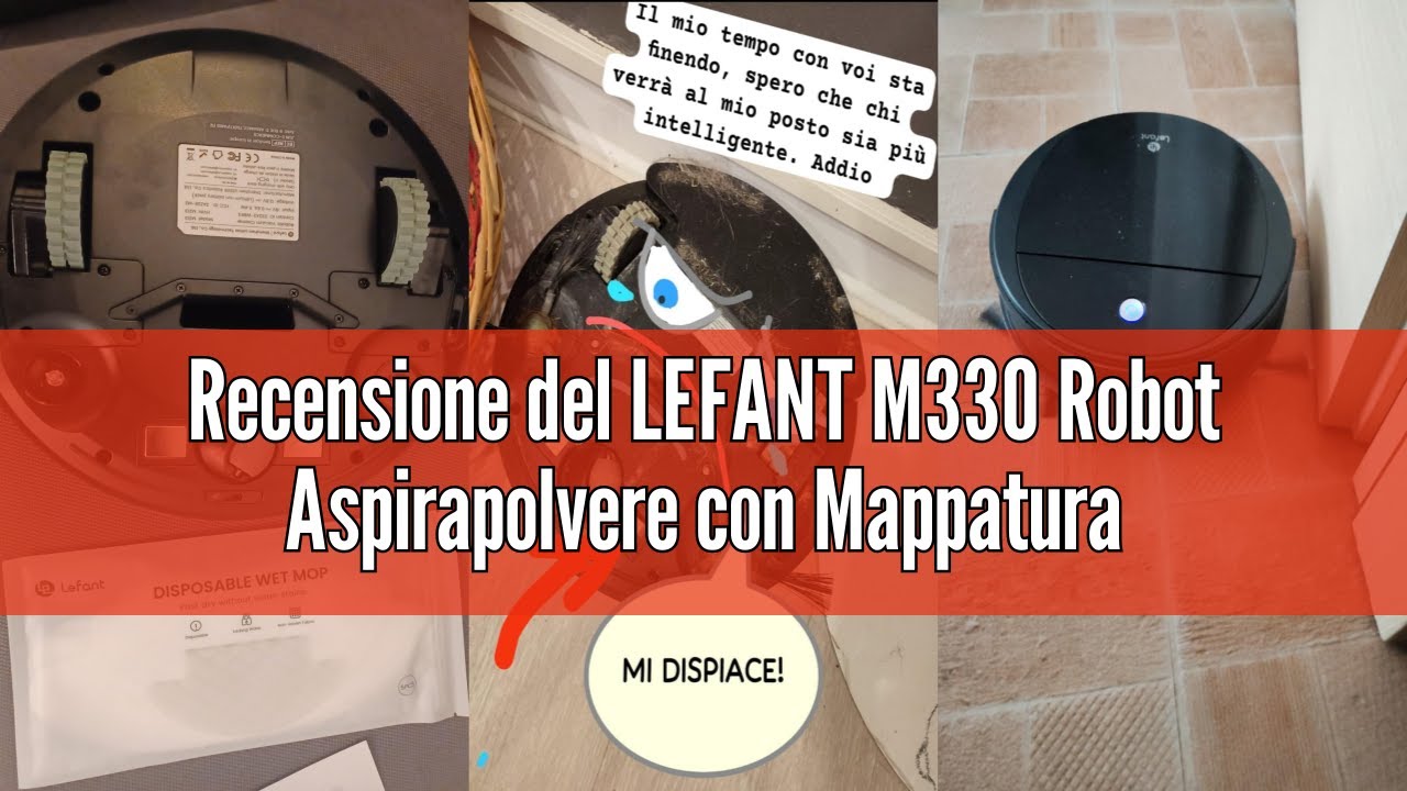 Recensione del LEFANT M330 Robot Aspirapolvere con Mappatura, 5000Pa, 150min, Navigazione dToF, Evit