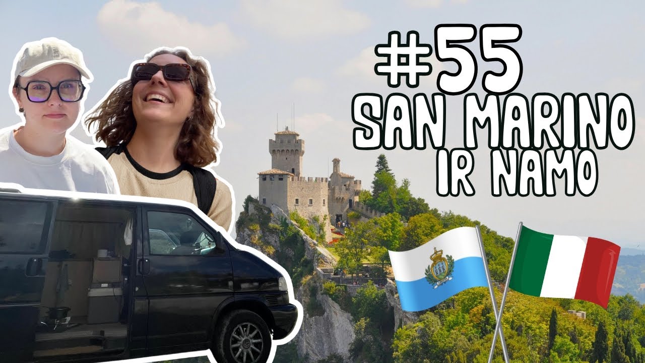 #55 paskutinis Italijos vlogas, San Marino ir namo // į Italiją VW T4 kemperiu