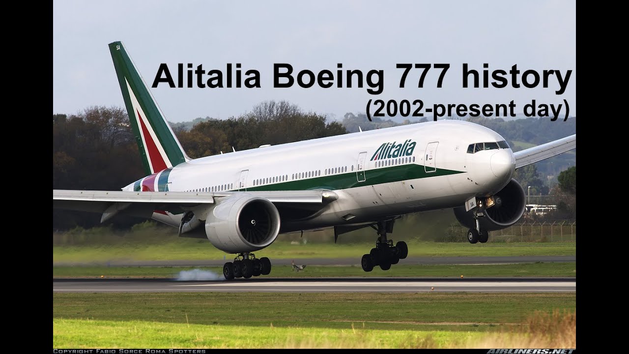 Alitalia Boeing 777-200/-300 history (2002-present day)