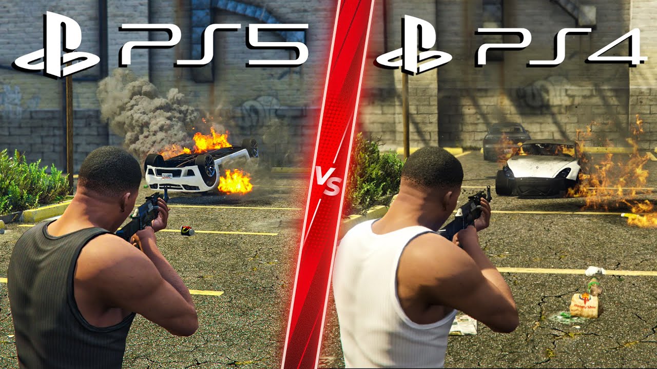 GTA 5 Next Gen Remastered PS5 VS PS4 - Direct Comparison! Attention to Detail & Graphics! ULTRA 4K