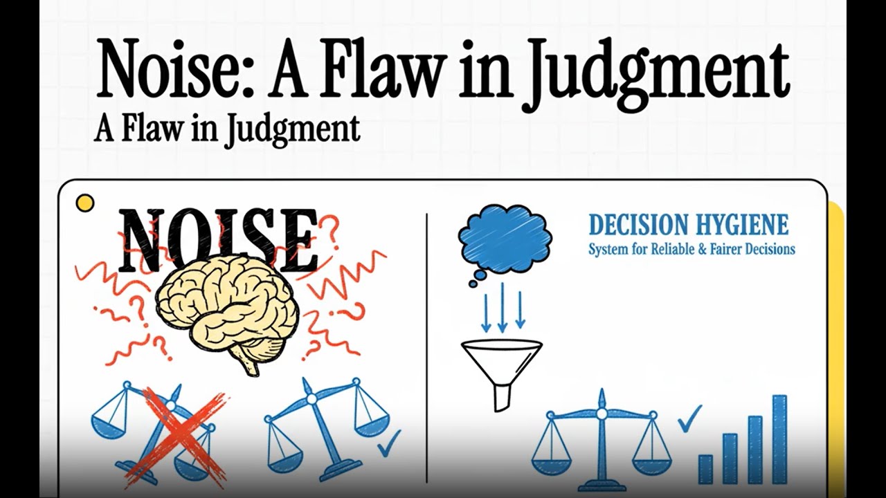 😵‍💫 Noise: A Flaw in Human Judgment