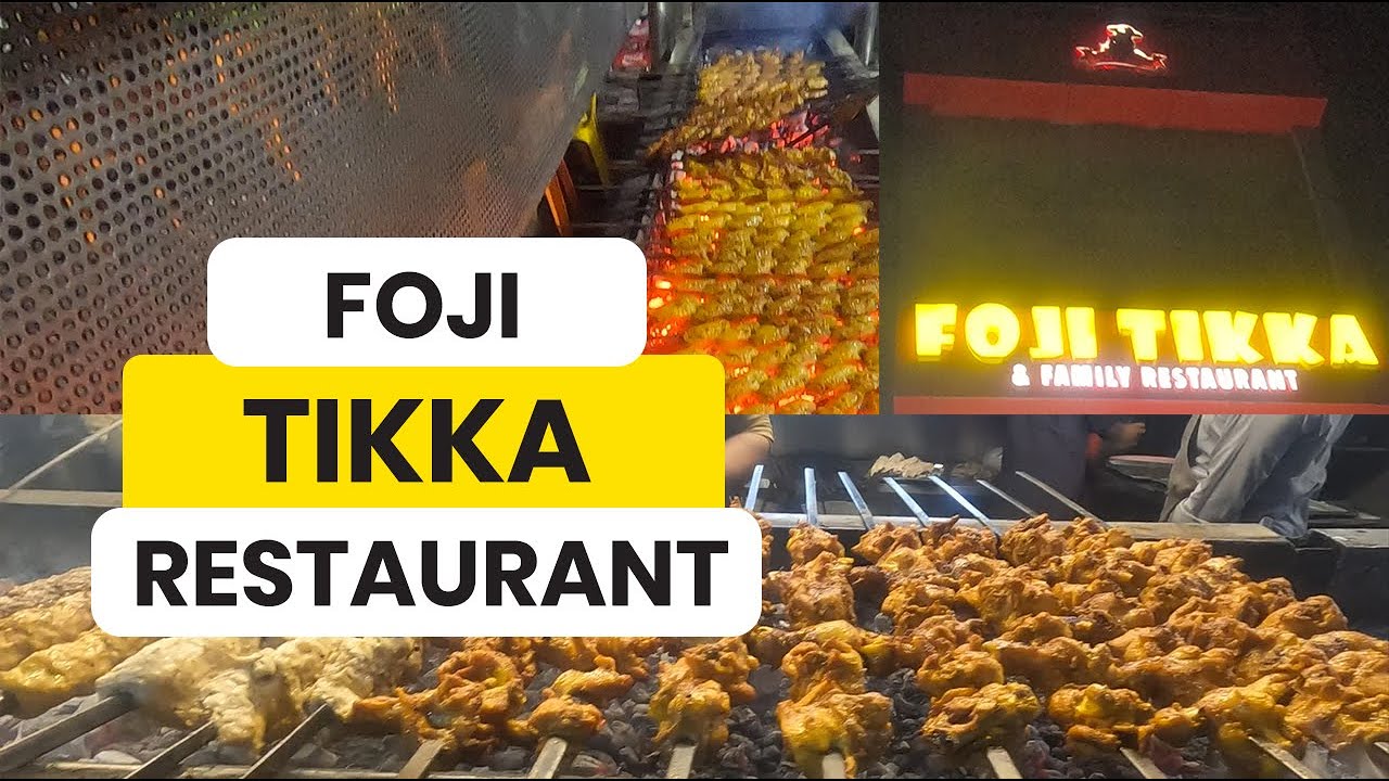 Foji Tikka | Best Chicken Tikka Lahore | Lahore Best Tikka | Lahore Famous Street Food