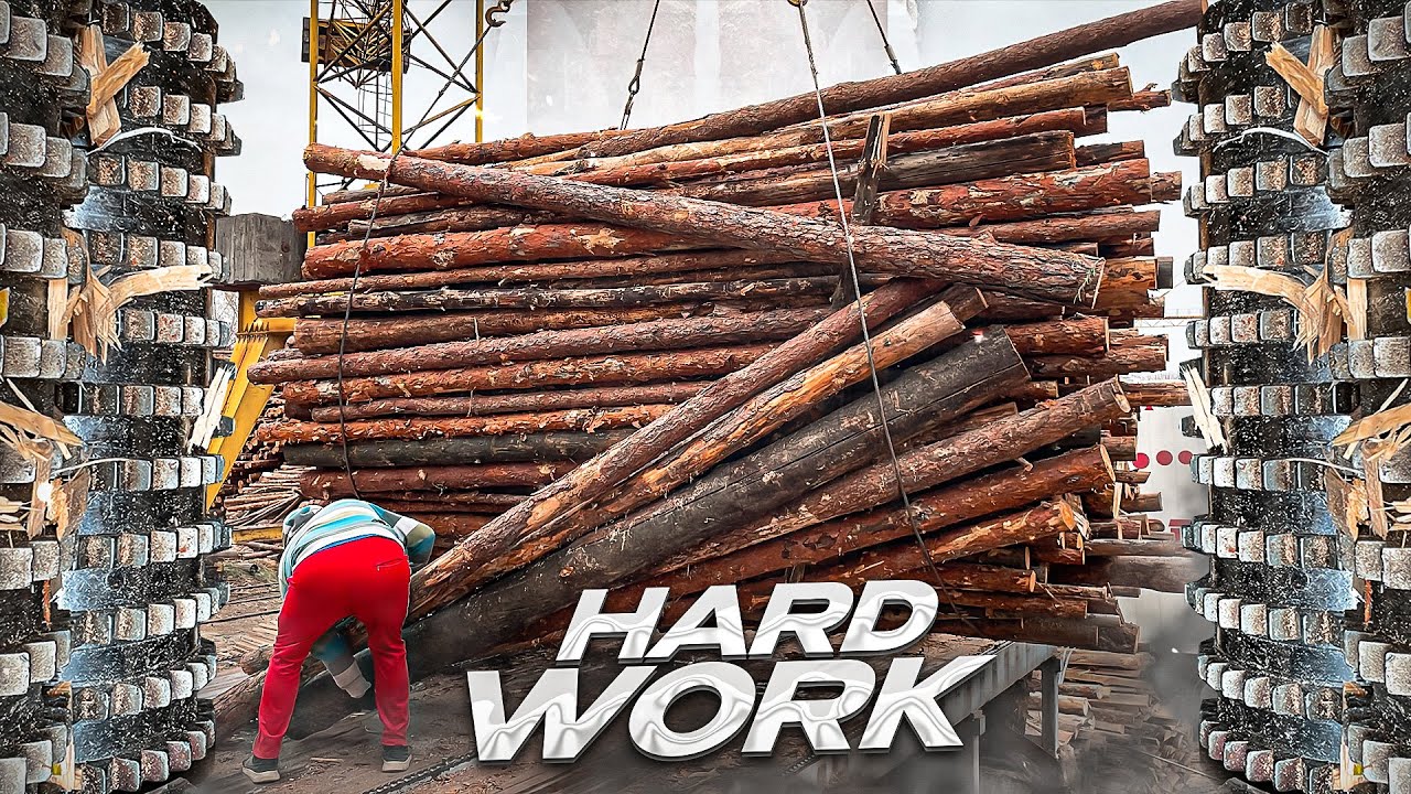 NEVER Seen Day – BRUTAL Wood Chips Work.