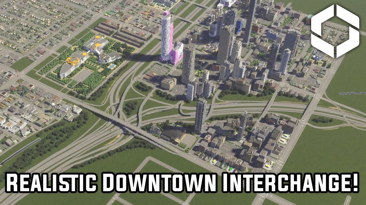 Realistic Infrastructure: Building Downtown Interchange | Cities Skylines 2 | Coralin 2