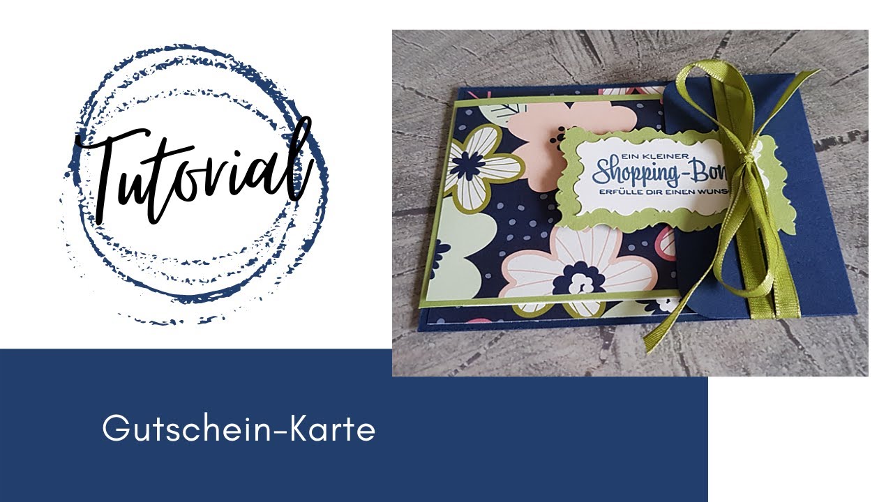 Tutorial - Gutschein Karte