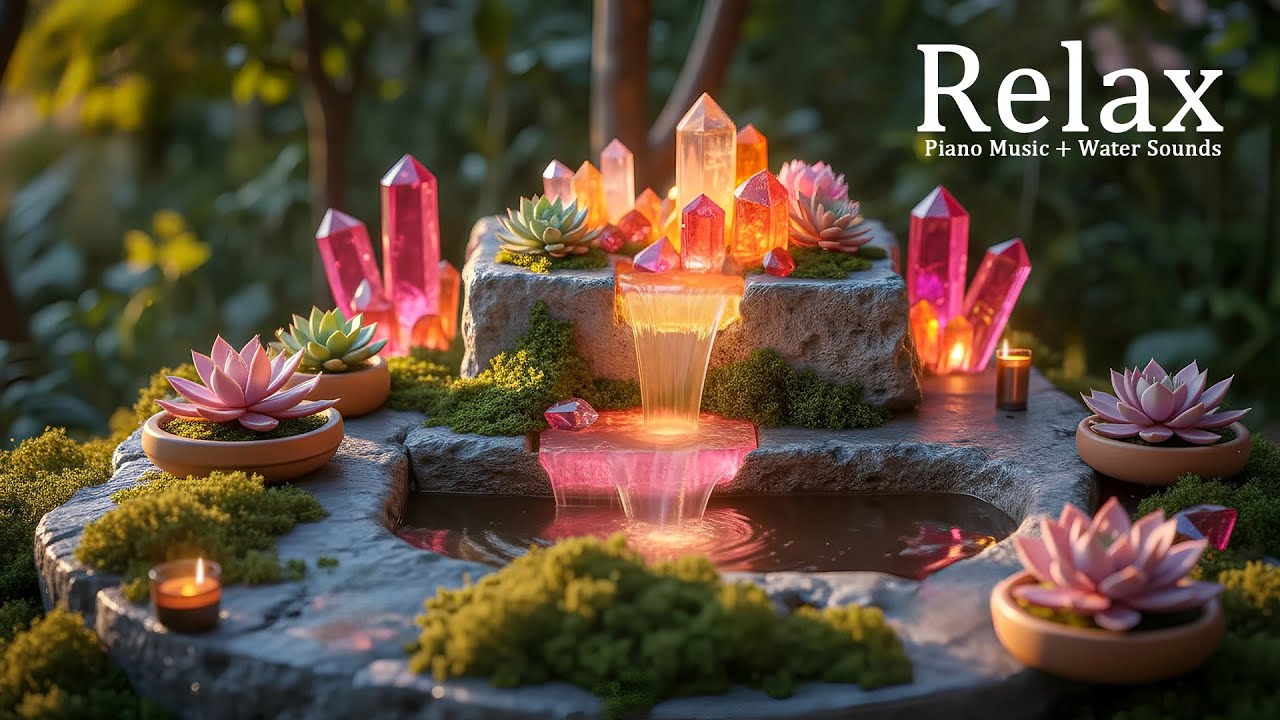 Peaceful Water Sounds with Healing Music for Insomnia Relief – Rest the Mind Deeply