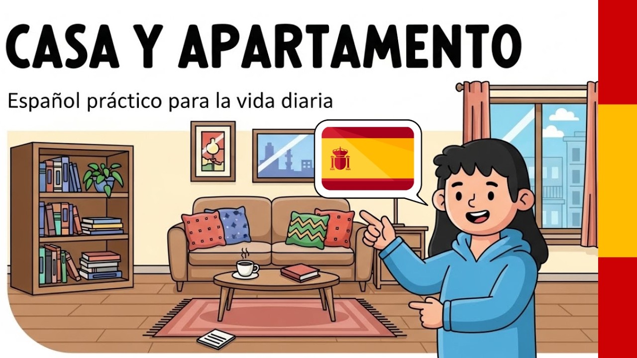 Aprende Español con Diálogos: 🏠 Cómo Hablar de Tu Casa y Habitaciones en Español