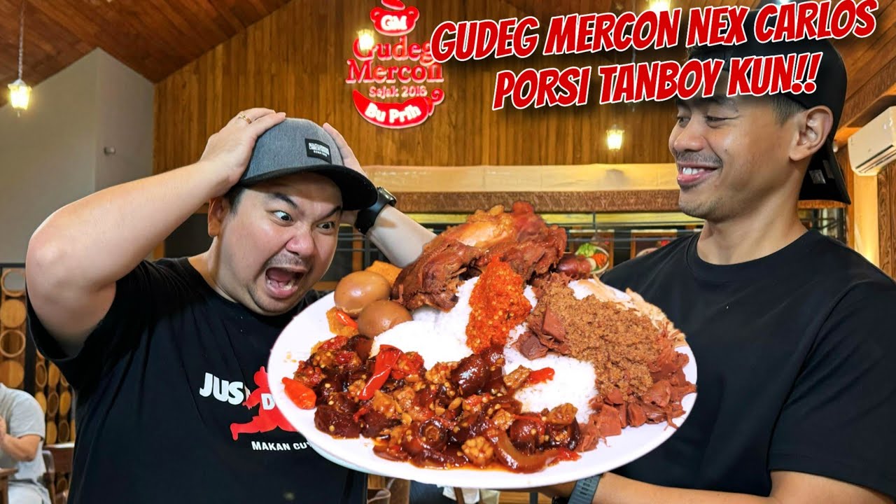 AKHIRNYA MUKBANG GUDEG MERCONNYA NEX CARLOS!!