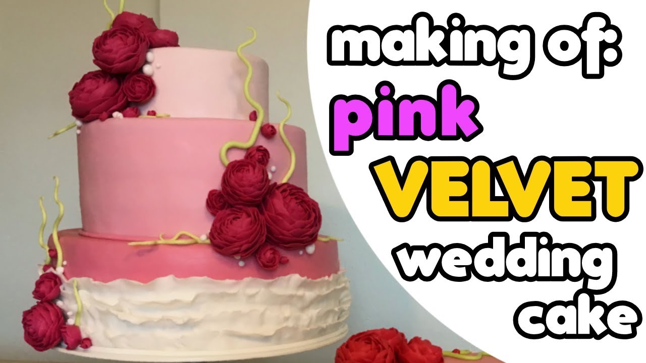 Wedding cake - PINK VELVET
