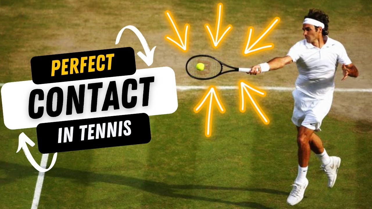 Perfect Contact Point in Tennis 🎾 Forehand - Backhand - Volleys - Serve