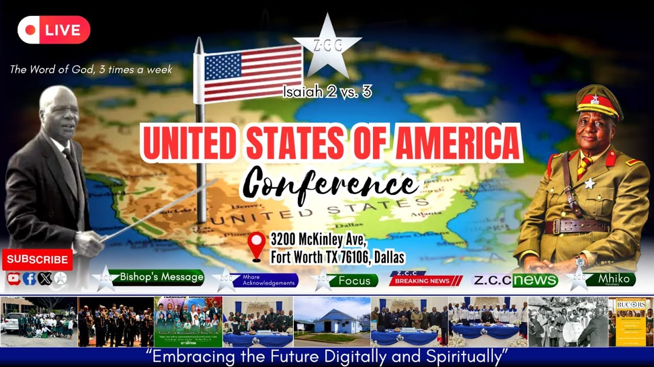 USA CONFERENCE - SATURDAY  28 JUNE 2025 IN DALLAS TEXAS