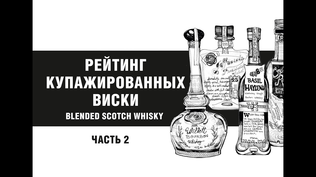 Рейтинг купажированных шотландских виски ценой до 1 500 р.