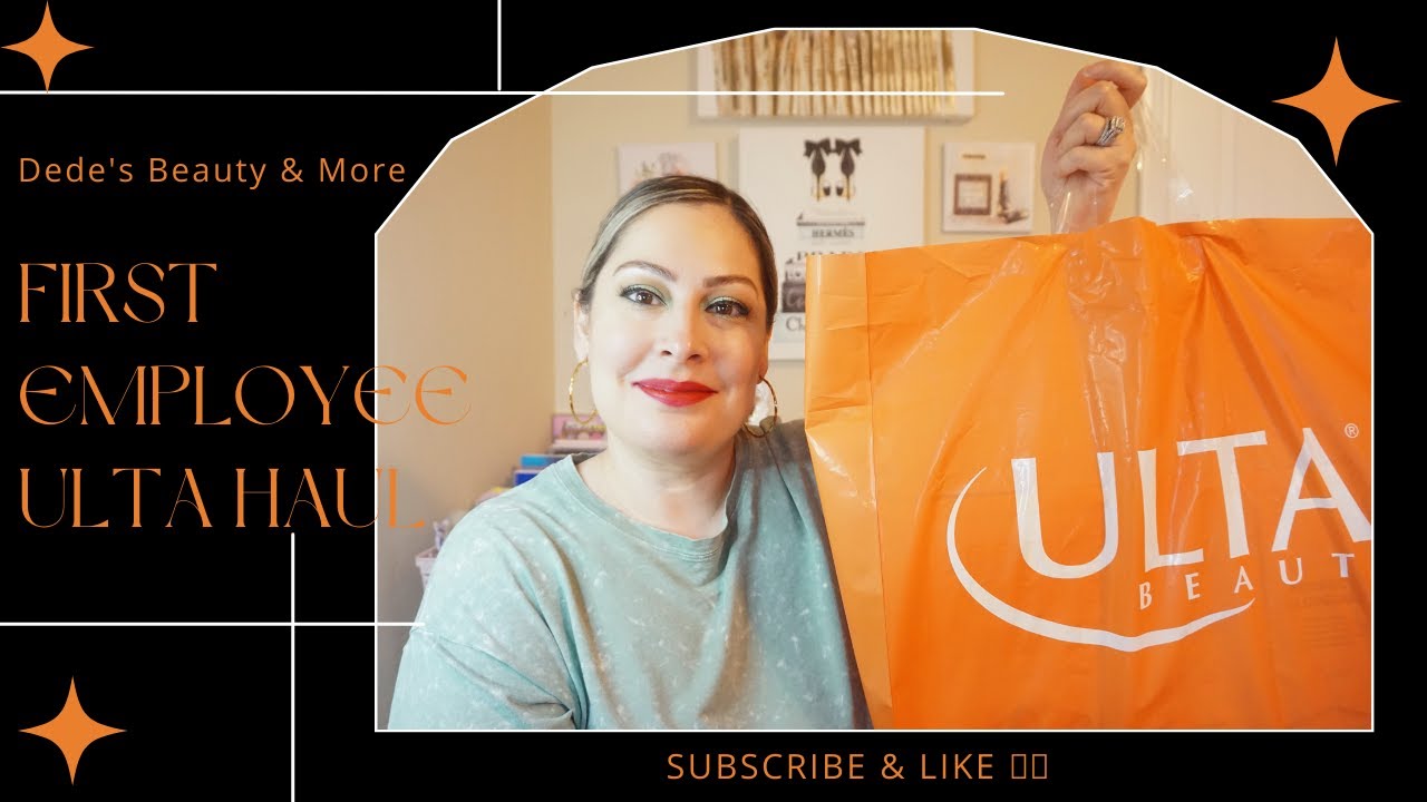 FIRST ULTA EMPLOYEE HAUL | SALE ITEMS + DISCOUNT 😁