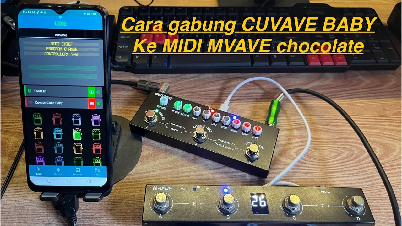 Cara gabung cuvavebabay ke midi chocolate
