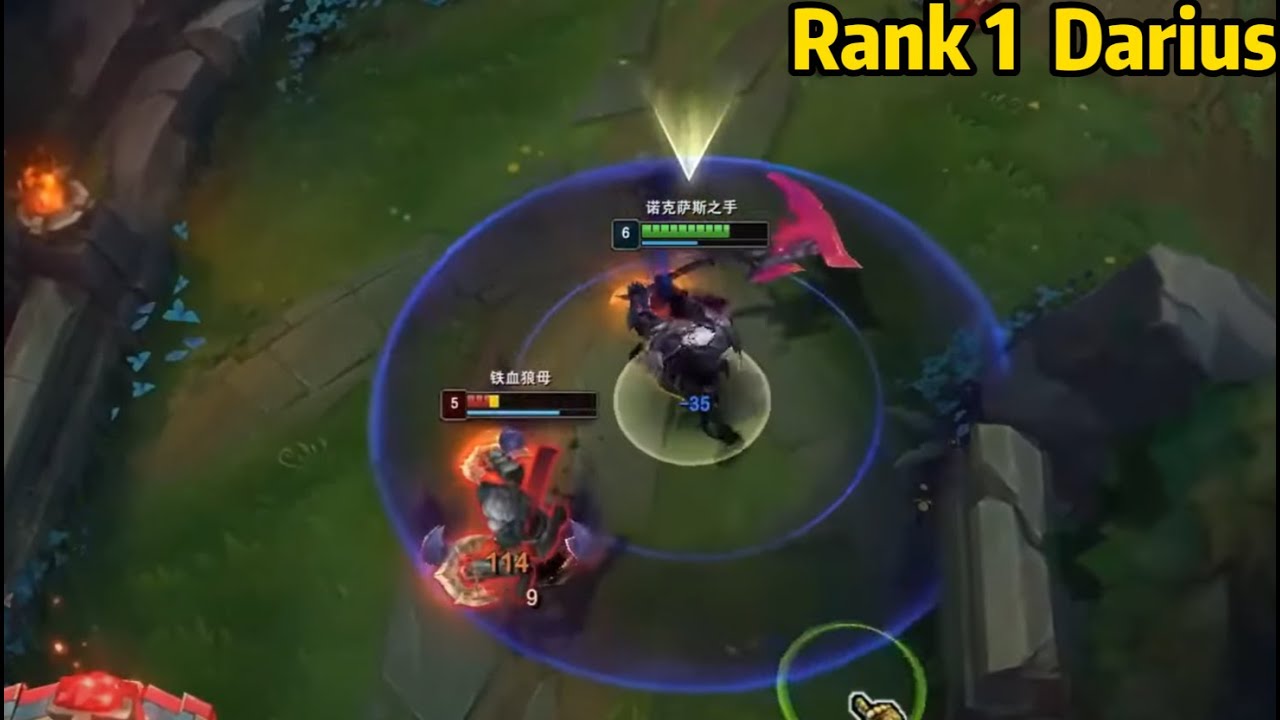 Rank 1 Darius: He is so AGGRESSIVE in the Early Game!