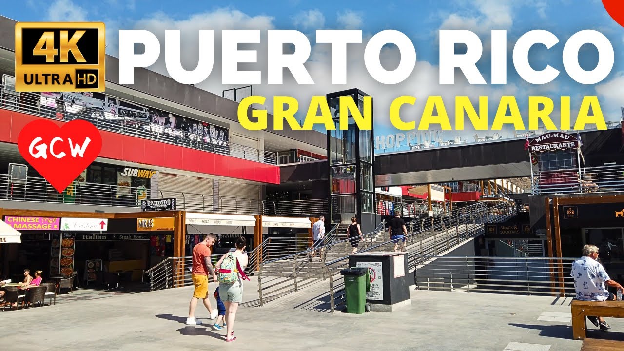 PUERTO RICO Gran Canaria March 2024 🔴 Terrazamar & SunSuite to Shopping Center