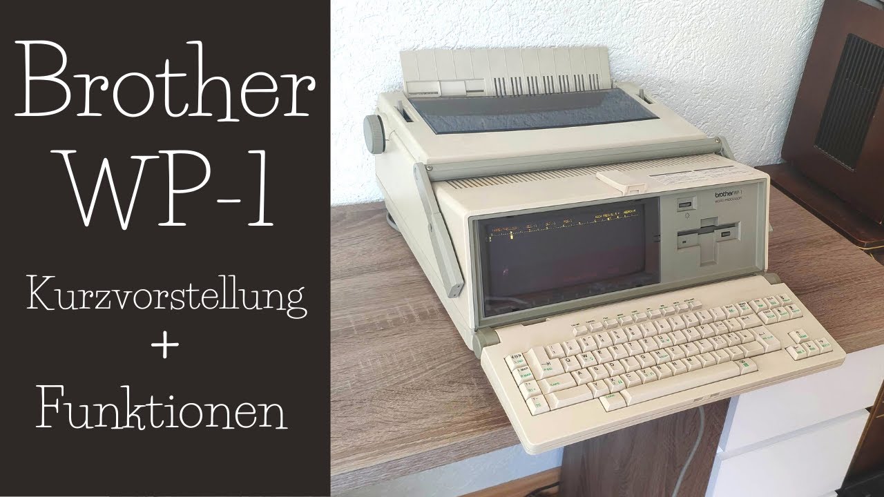Brother WP-1 Schreibmaschine/typewriter | german