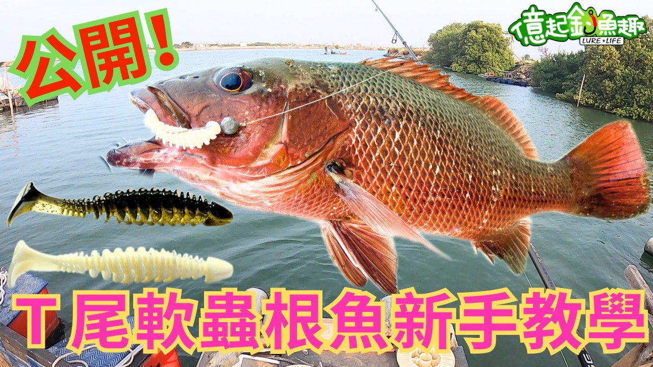 【億起釣魚趣】高雄釣點｜高雄路亞｜興達港釣魚｜路亞釣點｜路亞根魚｜路亞軟餌｜路亞軟蟲｜軟蟲釣組｜軟蟲勾法｜路亞教學 ｜新手入門 #fishing #lurefishing  #高雄 #興達港 #路亞