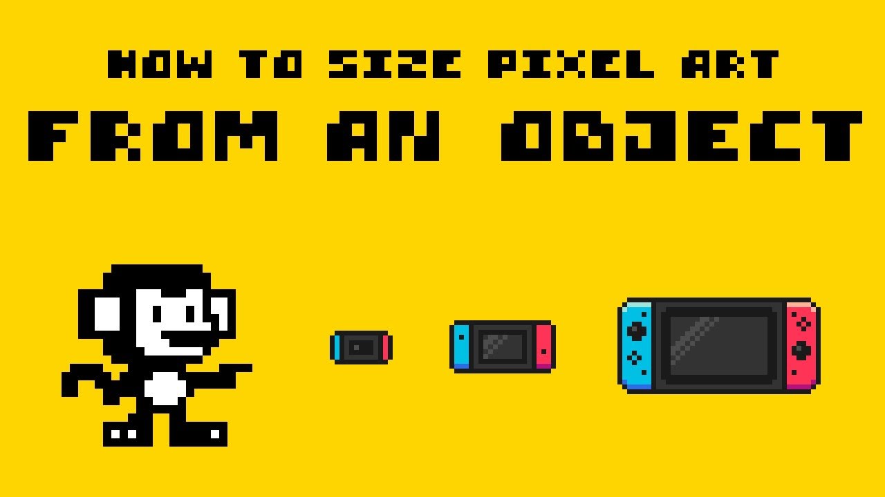 Creating Pixel Art from an Object (Sizing Tips!)